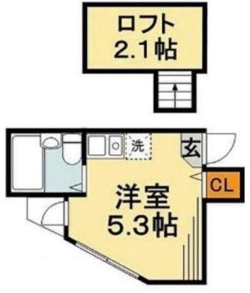 平井駅 徒歩3分 3階の物件間取画像