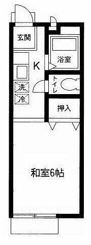 光が丘駅 徒歩22分 2階の物件間取画像