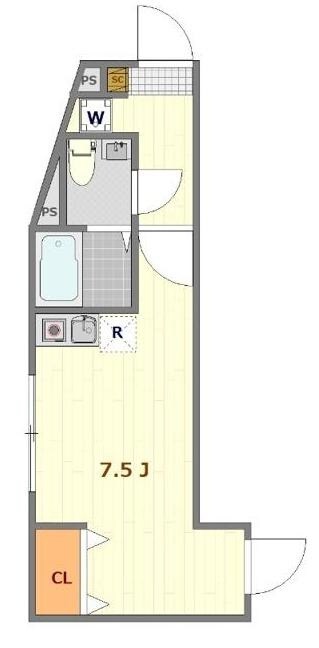 東村山駅 徒歩9分 1階の物件間取画像