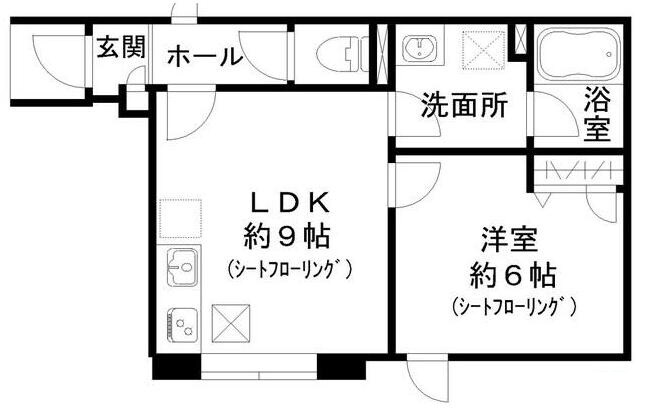 新大塚駅 徒歩3分 1階の物件間取画像