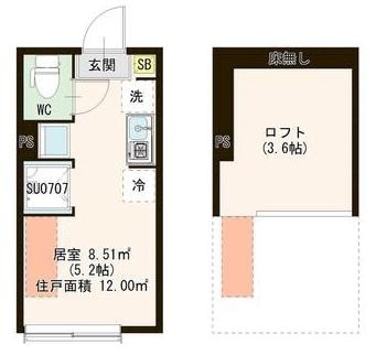 ときわ台駅 徒歩9分 1階の物件間取画像