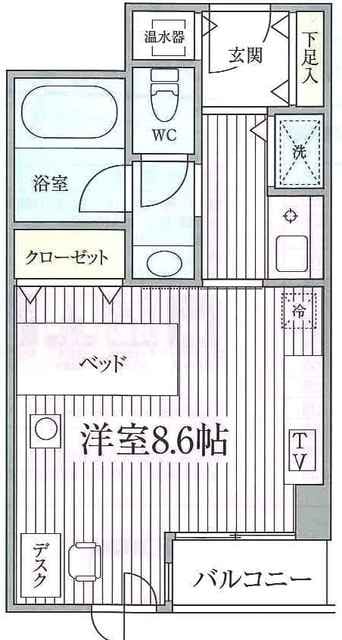 コンフォート荻窪の物件間取画像