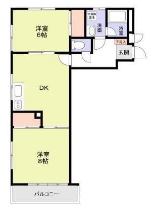 立川駅 徒歩18分 1階の物件間取画像