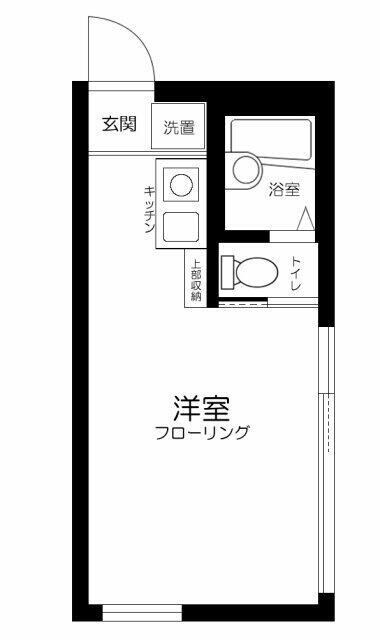 下落合駅 徒歩9分 1階の物件間取画像