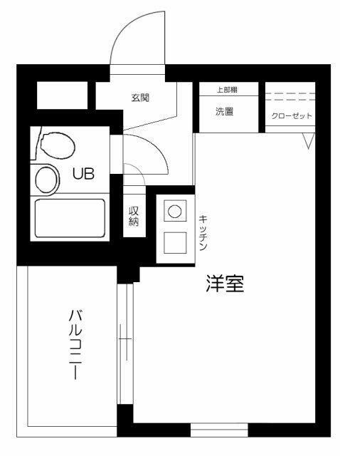 新中野駅 徒歩5分 2階の物件間取画像