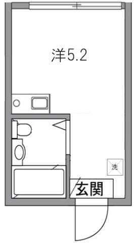 阿佐ケ谷駅 徒歩8分 2階の物件間取画像