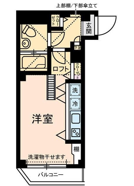 立川駅 徒歩6分 3階の物件間取画像