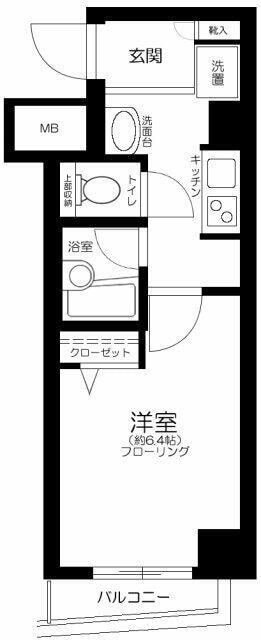 幡ヶ谷駅 徒歩10分 1階の物件間取画像