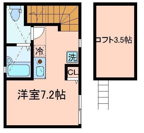 西国分寺駅 徒歩8分 2階の物件間取画像