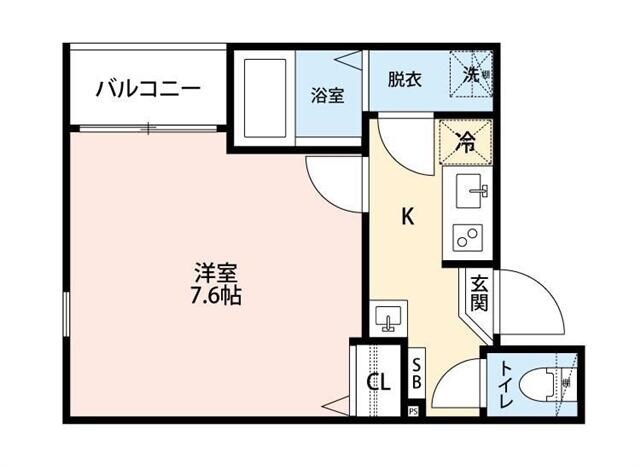 小竹向原駅 徒歩8分 3階の物件間取画像