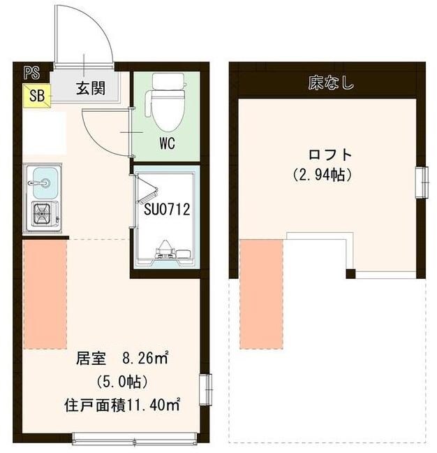 小岩駅 徒歩4分 2階の物件間取画像