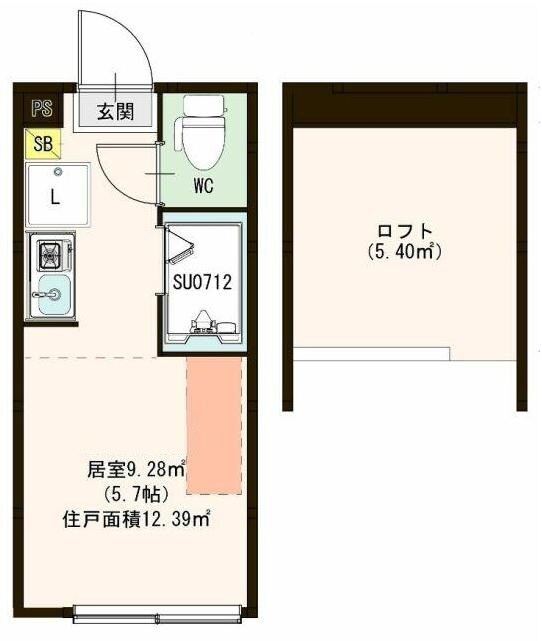 桜台駅 徒歩5分 2階の物件間取画像