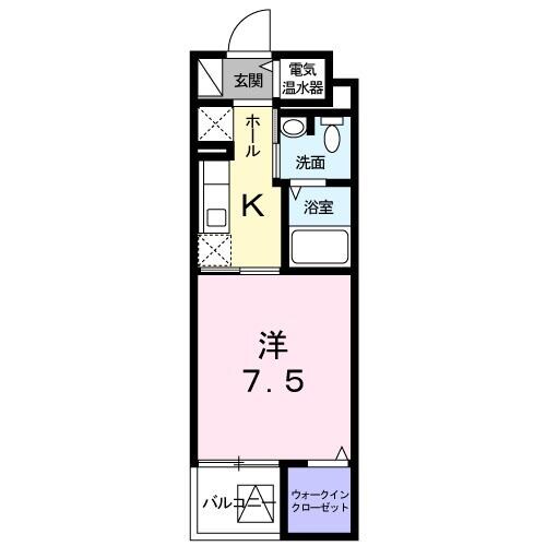 上井草駅 徒歩1分 2階の物件間取画像