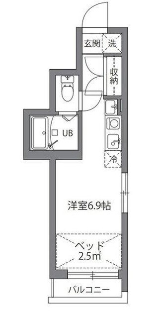 高円寺駅 徒歩13分 1階の物件間取画像