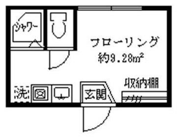 都立家政駅 徒歩5分 1階の物件間取画像