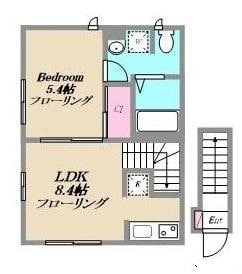 上板橋駅 徒歩7分 2階の物件間取画像