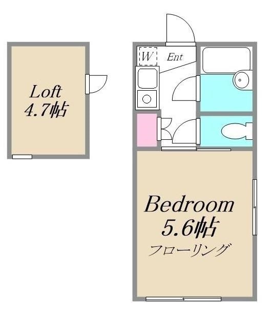 中延駅 徒歩3分 2階の物件間取画像