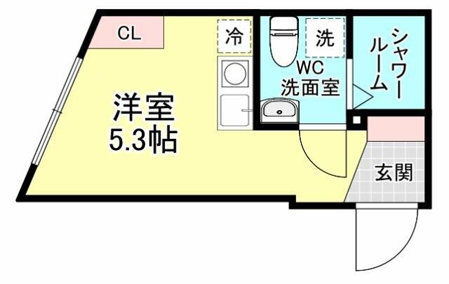 新井薬師前駅 徒歩6分 2階の物件間取画像