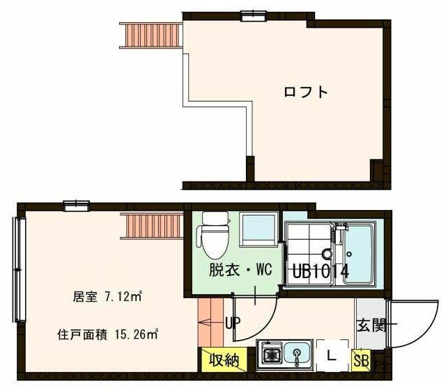 上石神井駅 徒歩7分 1階の物件間取画像
