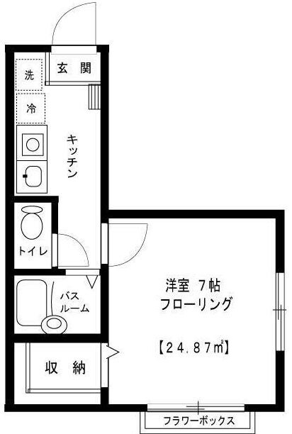 キルシェハイムⅡの物件間取画像