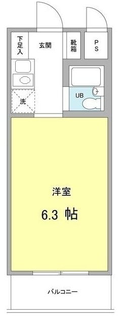 祖師ヶ谷大蔵駅 徒歩6分 3階の物件間取画像