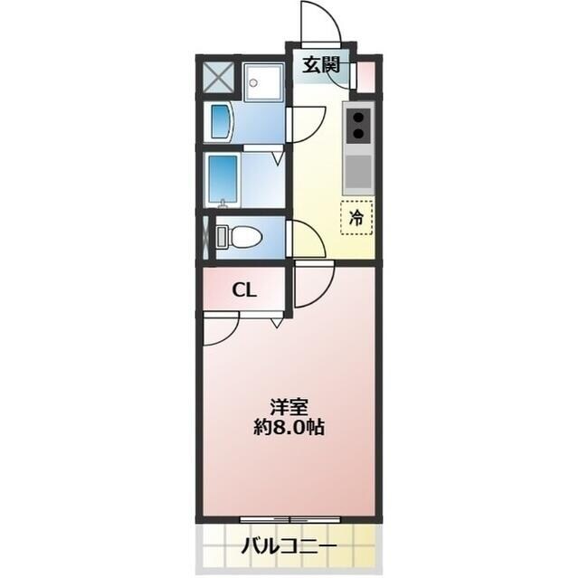 東村山駅 徒歩18分 3階の物件間取画像
