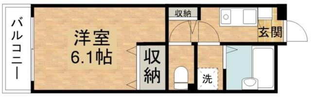 ときわ台駅 徒歩4分 2階の物件間取画像