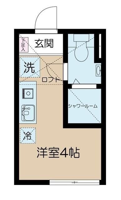 元住吉駅 徒歩8分 2階の物件間取画像