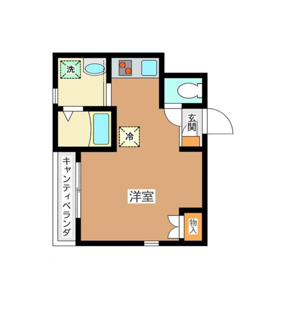 中野富士見町駅 徒歩8分 3階の物件間取画像