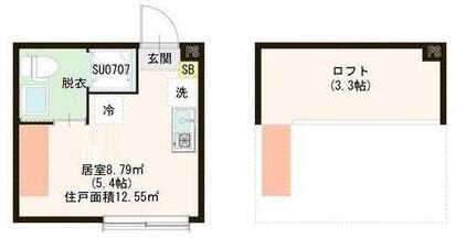 武蔵関駅 徒歩9分 1階の物件間取画像