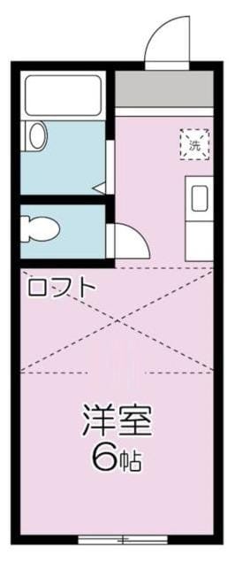 小竹向原駅 徒歩14分 2階の物件間取画像