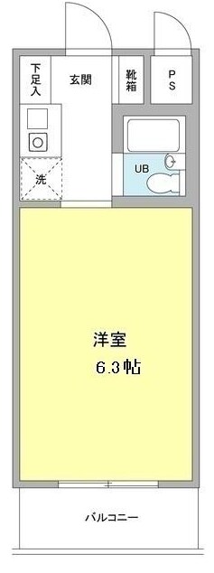 祖師ヶ谷大蔵駅 徒歩6分 2階の物件間取画像