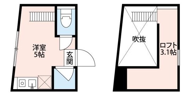 荻窪駅 徒歩5分 1階の物件間取画像