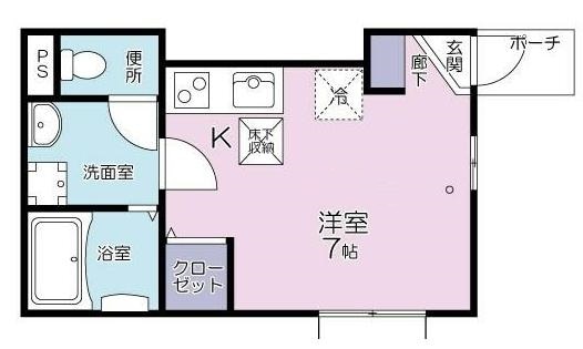 赤羽岩淵駅 徒歩7分 1階の物件間取画像