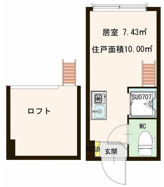 荻窪駅 徒歩9分 1階の物件間取画像