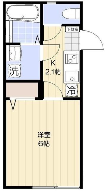 大山駅 徒歩10分 1階の物件間取画像