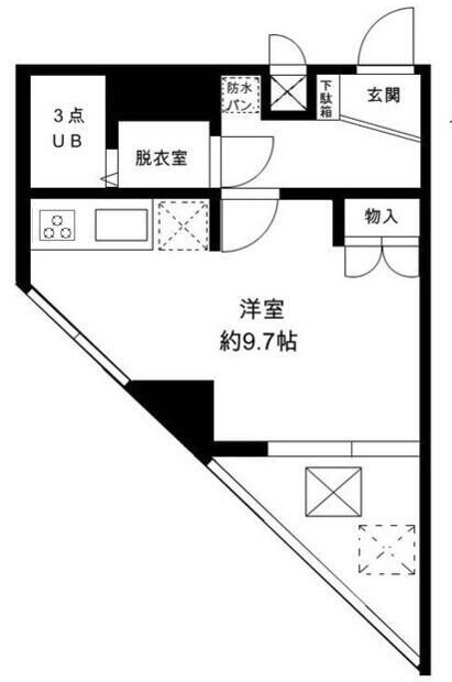 桜新町駅 徒歩20分 4階の物件間取画像