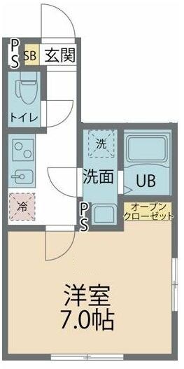 八王子駅 徒歩9分 2階の物件間取画像