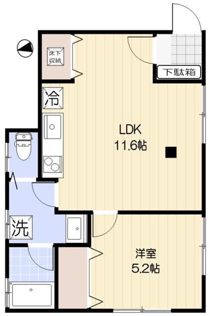 上井草駅 徒歩13分 1階の物件間取画像