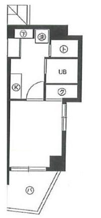 下落合駅 徒歩3分 2階の物件間取画像