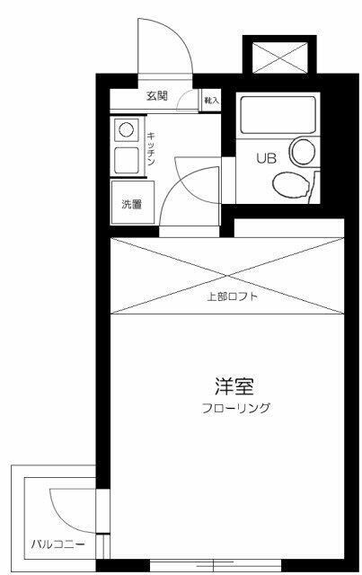 北赤羽駅 徒歩8分 2階の物件間取画像