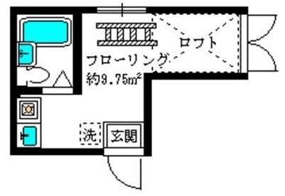 鷺ノ宮駅 徒歩4分 2階の物件間取画像