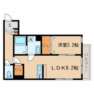 小岩駅 徒歩5分 3階の物件間取画像