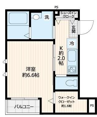 雪が谷大塚駅 徒歩3分 2階の物件間取画像