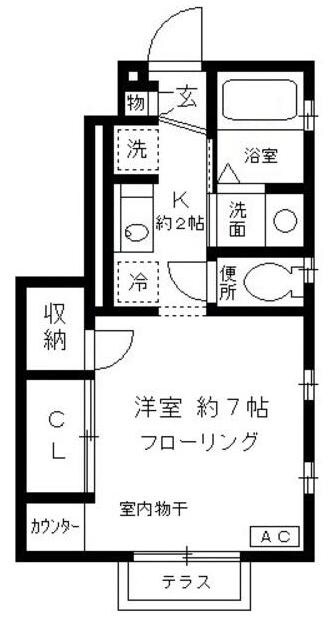 雑色駅 徒歩12分 1階の物件間取画像