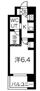 汐見橋駅 徒歩1分 4階の物件間取画像