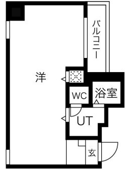 心斎橋駅 徒歩3分 8階の物件間取画像