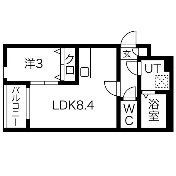 柴田駅 徒歩5分 3階の物件間取画像