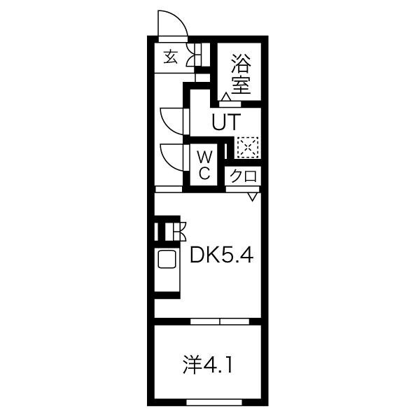 クレストタップ大曾根の物件間取画像