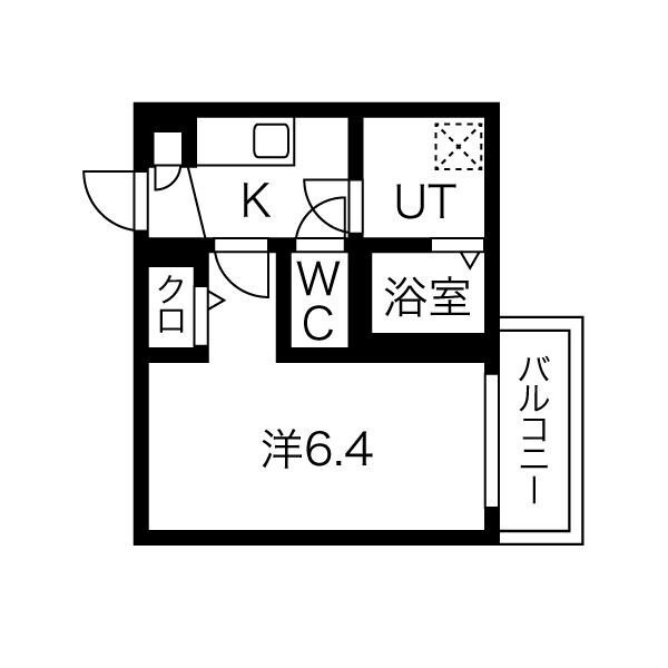 豊田本町駅 徒歩3分 1階の物件間取画像